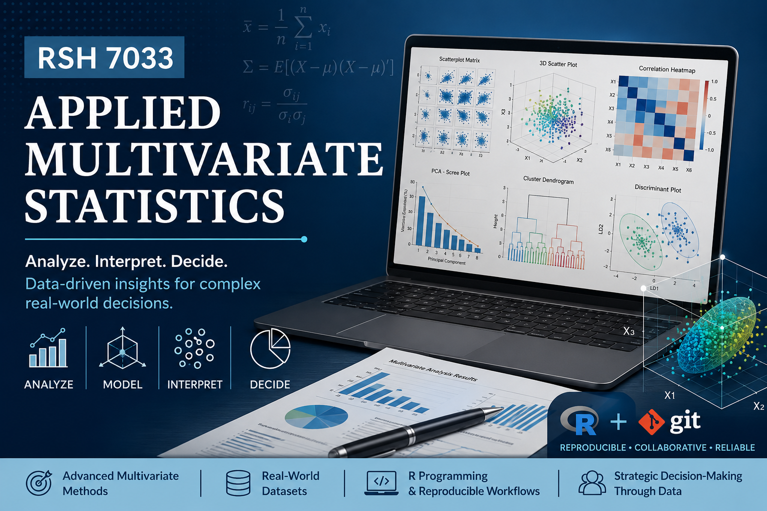 RSH7033: Applied Multivariate Statistics (DBA)